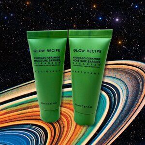 Glow Recipe Avocado Ceramide Moisture Barrier Cleanser 2 Tube Lot New/Sealed